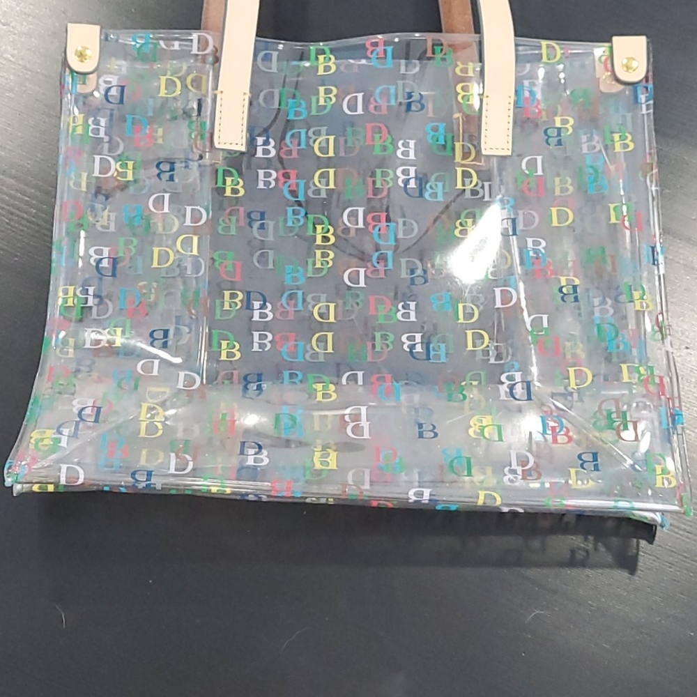Clear Dooney Burke tote